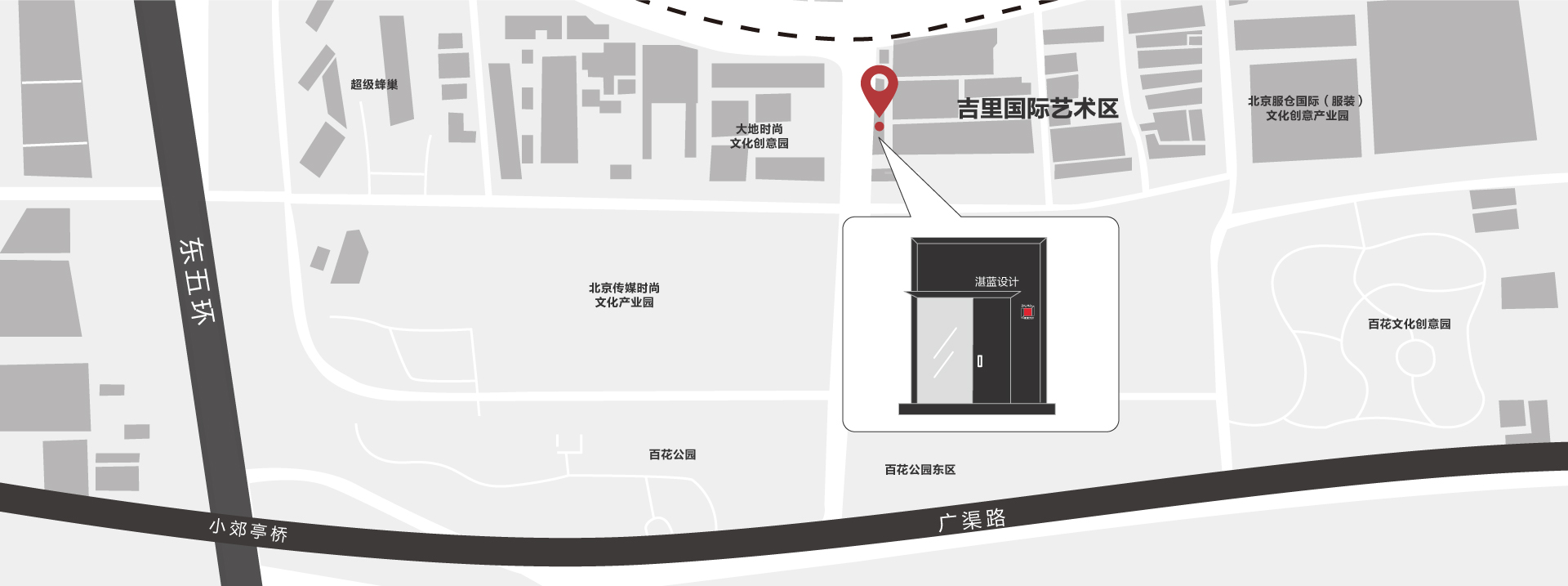 北京湛蓝设计地图